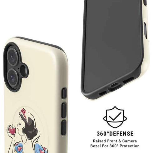 Disney Princess Snow White Art iPhone 16 Plus Magsafe Impact Case